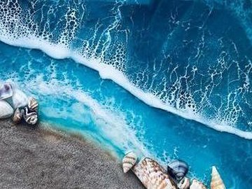 Мастер-класс "Картина Море из эпоксидной смолы"