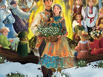 Новогодняя сказка на льду "Двенадцать месяцев"