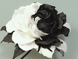 Мастер-класс Двухцветная роза из фоамирана