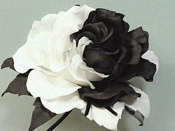 Мастер-класс Двухцветная роза из фоамирана