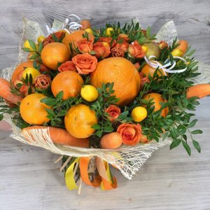 Мастер-класс «Создание фруктово-цветочного букета»